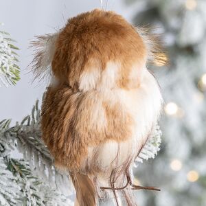 Елочная игрушка Сова Франческа - Brokilon Forest 12 см Winter Deco фото 3