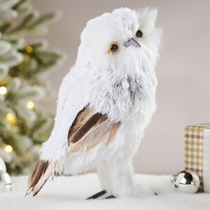 Декоративная фигурка Сова Гертрудис Грианте 24 см Winter Deco фото 5