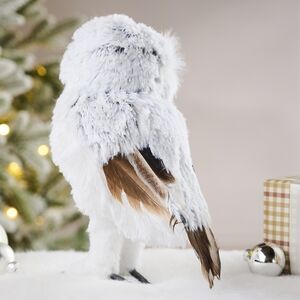 Декоративная фигурка Сова Гертрудис Грианте 24 см Winter Deco фото 6