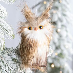 Елочная игрушка Сова Лорена - Bolsena Arbus 14 см