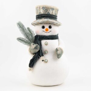 Новогодняя фигура Снеговик Флурри - Раффината 38 см Winter Deco фото 5