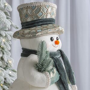Новогодняя фигура Снеговик Флурри - Раффината 38 см Winter Deco фото 4