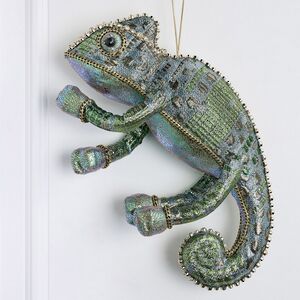 Подвесное украшение Хамелеон - Ecailles de Lumiere 25 см зеленый