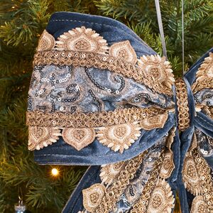 Бант на елку - Les Reves Bleus 45*32 см Winter Deco фото 3