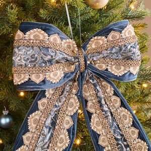 Бант на елку - Les Reves Bleus 45*32 см Winter Deco фото 2