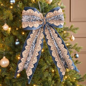 Бант на елку - Les Reves Bleus 45*32 см
