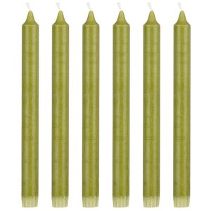 Столовые свечи Ricordo 25 см зеленые, 6 шт Edelman фото 3