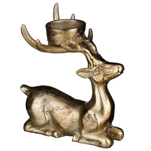 Декоративный подсвечник Олень Роллан 17 см Edelman фото 4