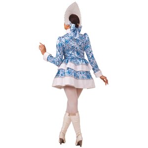 Карнавальный костюм для взрослых Снегурочка Гжель, 46 размер Батик фото 2