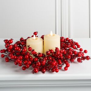 Венок для свечи с ягодами Berries Westerio 30 см