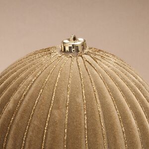 Бархатные елочные шары Соффичо: Французский Кашемир 20 см, 2 шт Winter Deco фото 2