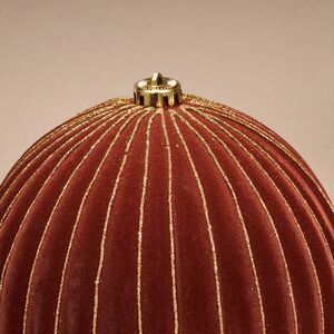 Бархатные елочные шары Соффичо: Дрезденский Штоллен 20 см, 2 шт Winter Deco фото 2