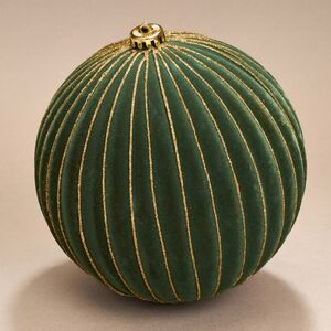 Бархатные елочные шары Соффичо: Ирландский Мох 20 см, 2 шт Winter Deco фото 3