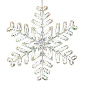 Елочная игрушка Снежинка - Cardeal da Silva 13 см, подвеска