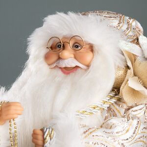 Новогодняя фигура Санта-Клаус с часами 47 см Edelman фото 2