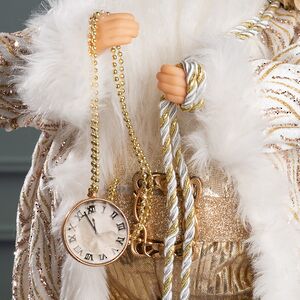 Новогодняя фигура Санта-Клаус с часами 47 см Edelman фото 6