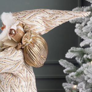 Новогодняя фигура Санта-Клаус с часами 47 см Edelman фото 4