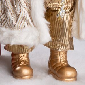 Новогодняя фигура Санта-Клаус с часами 47 см Edelman фото 8