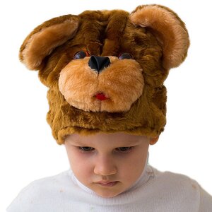 Карнавальная шапка Медвежонок, 54-56 см