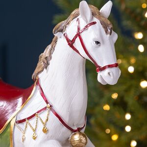 Новогодняя статуэтка Лошадка-качалка Alroy 30 см Edelman фото 2