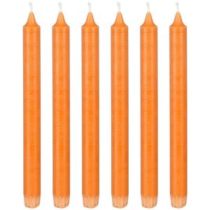Столовые свечи Ricordo 25 см оранжевые, 6 шт Edelman фото 3