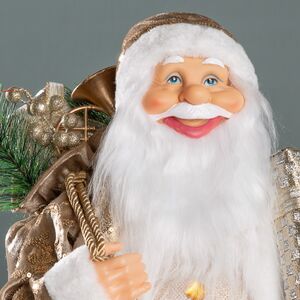 Новогодняя фигура Санта Клаус спешит на праздник 60 см  Edelman фото 2