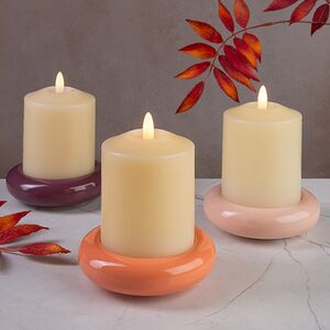 Подсвечник-блюдце Cuscino 11 см нежно-розовый Edelman фото 3