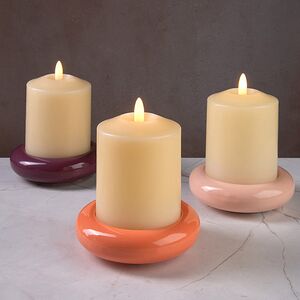 Подсвечник-блюдце Cuscino 11 см нежно-розовый Edelman фото 4