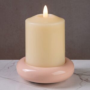 Подсвечник-блюдце Cuscino 11 см нежно-розовый Edelman фото 1