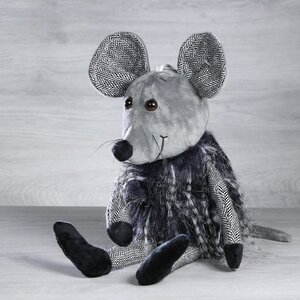 Мягкая игрушка Мышка Джессика - Королева вечеринки 19 см, черная Hit-Toys фото 1