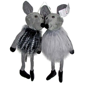 Мягкая игрушка Мышка Джессика - Королева вечеринки 19 см, черная Hit-Toys фото 2