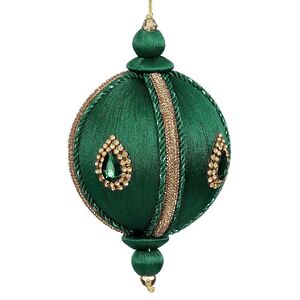 Елочный шар Ouverture: La Scala 10 см зеленый Edelman фото 1