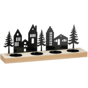 Подсвечник Домики Инсбрука - Evening Walk 32*13 см Edelman фото 1