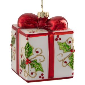 Елочная игрушка Подарок - Christmas Holly 10 см Edelman фото 1