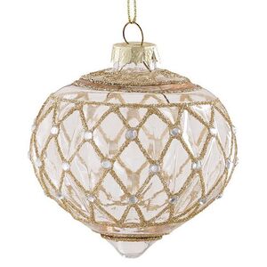 Стеклянные елочные игрушки Les Celestins 8 см, 12 шт Edelman фото 2