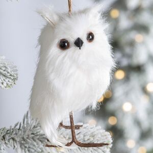 Елочная игрушка Сова Тесси 12 см Edelman фото 1