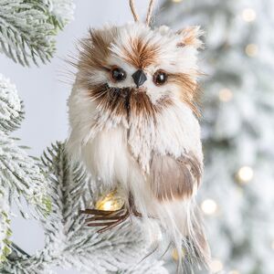 Елочная игрушка Сова Эрма 12 см Edelman фото 1