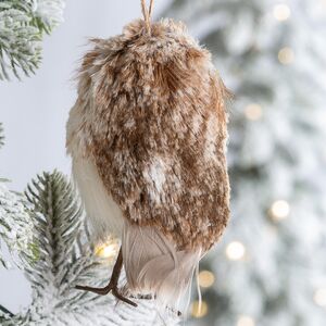 Елочная игрушка Сова Флорет 12 см Edelman фото 3