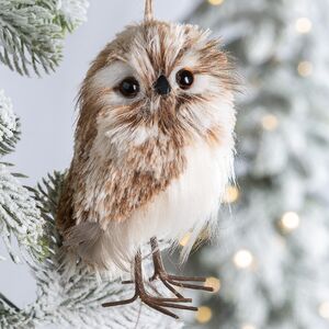 Елочная игрушка Сова Флорет 12 см Edelman фото 1