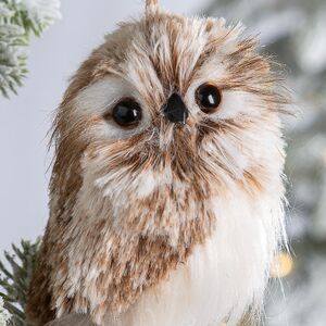 Елочная игрушка Сова Флорет 12 см Edelman фото 2