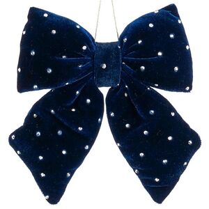 Бант на елку Bomont - Crystal Elegant 17*15 см синий Edelman фото 1