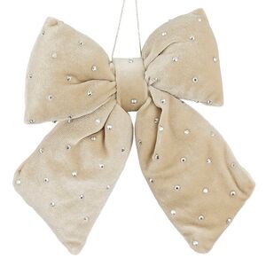 Бант на елку Bomont - Crystal Elegant 17*15 см кремовый Edelman фото 1