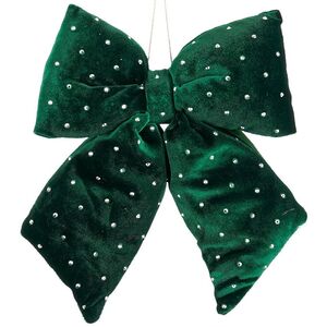 Бант на елку Bomont - Crystal Elegant 23*20 см изумрудный Edelman фото 1