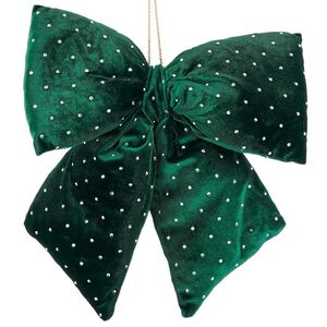 Бант на елку Bomont - Crystal Elegant 34*30 см изумрудный Edelman фото 1