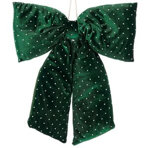 Бант на елку Bomont - Crystal Elegant 50*39 см изумрудный Edelman фото 1