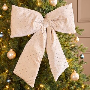 Бант на елку Bomont - Crystal Elegant 50*39 см кремовый Edelman фото 1