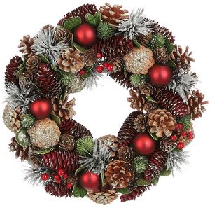 Новогодний венок из шишек Belper - Winter Symphony 34 см Edelman фото 1
