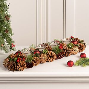 Подсвечник из шишек Belper - Winter Symphony 54 см