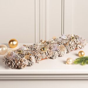 Новогодний подсвечник White Fantasy 54 см