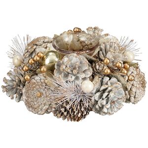 Новогодний подсвечник White Fantasy 19 см Edelman фото 1